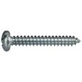 Midwest Fastener Sheet Metal Screw, #12 x 1-1/2 in, Zinc Plated Steel Pan Head Combination Drive, 100 PK 03202